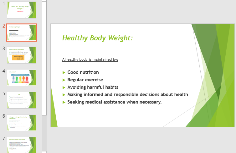 Week 6: What is a Healthy Body Weight